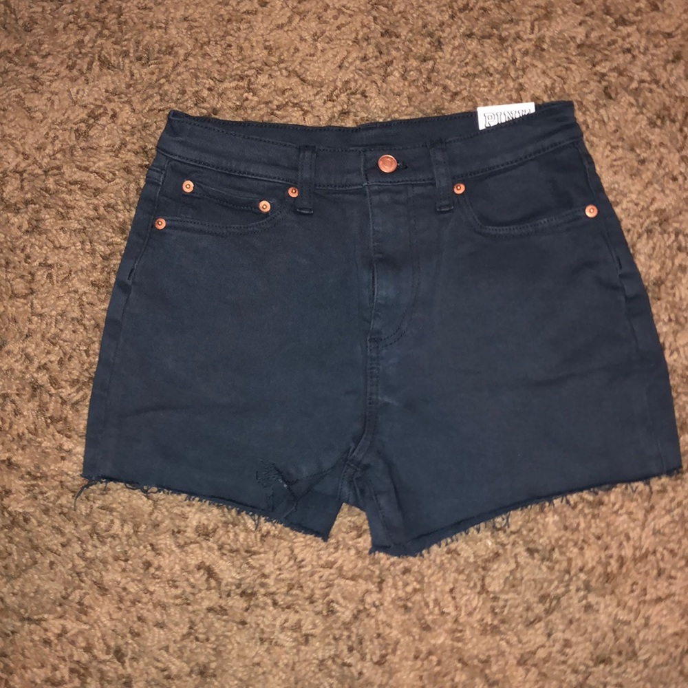 PINK jean shorts